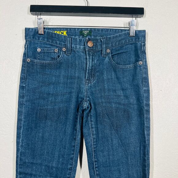 J Crew Toothpick Stretch SKinny Jeans Dark Wash Blue - 27 - Picture 2 of 4